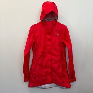 Cabelas 4most Dry Plus Repel Full Zip Hooded Jacket Women Size Small Red